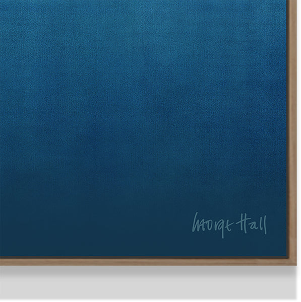 Gradual Mist 140 x 94 cm mixed media painting Framed - George Hall