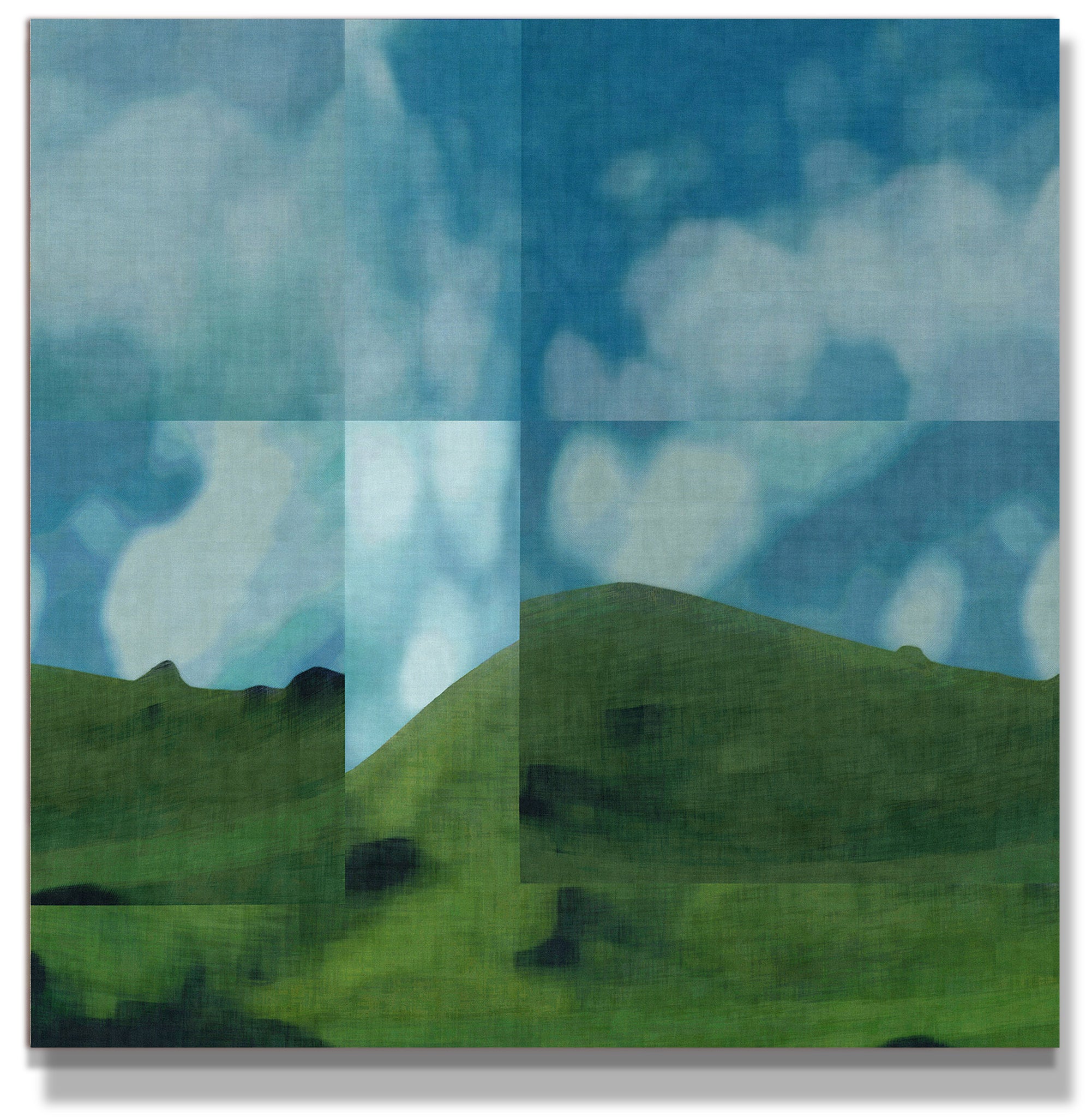 Mount McCahon Limited Edition Giclee Print on 100cm square Canvas - George Hall