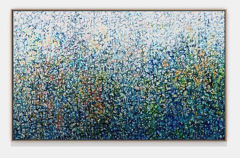 Payment 2- Garden Pollination Commission 152 x 92cm acrylic on canvas