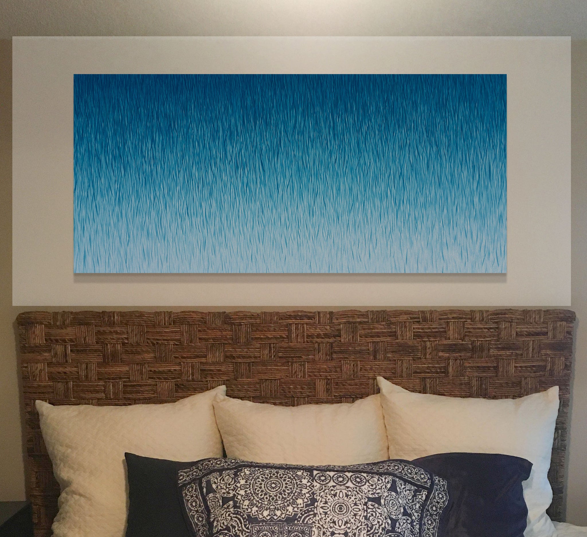 Silent Showers commission 152 x 70cm - George Hall