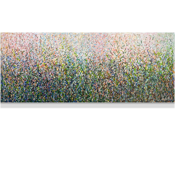 Nature's Dawn 152 x 60 cm Acrylic on canvas - George Hall
