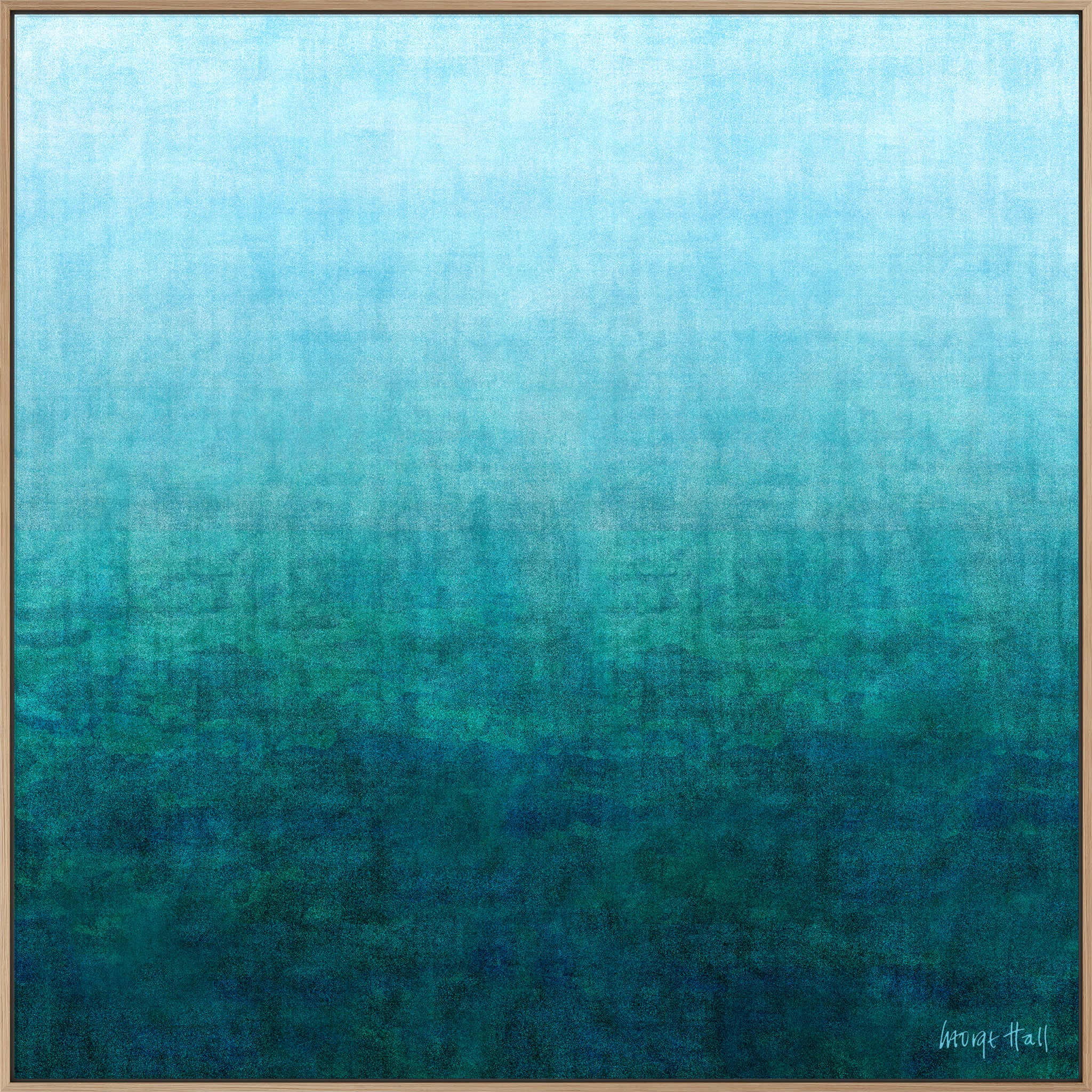 Framed Oceans Deep 130 x 130cm