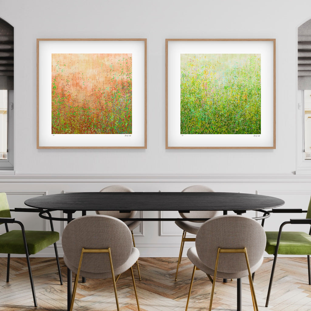 Garden Series Two - Set of 2 - 84cm Tasmanian Oak Frame or Unframed ...