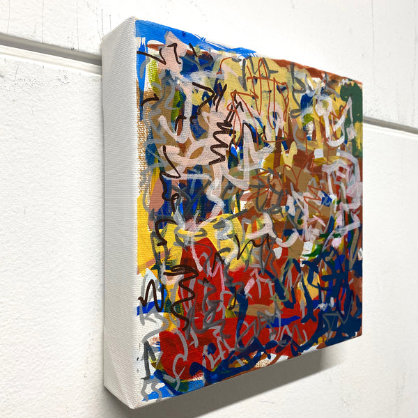 Joy - 20cm square - acrylic on canvas