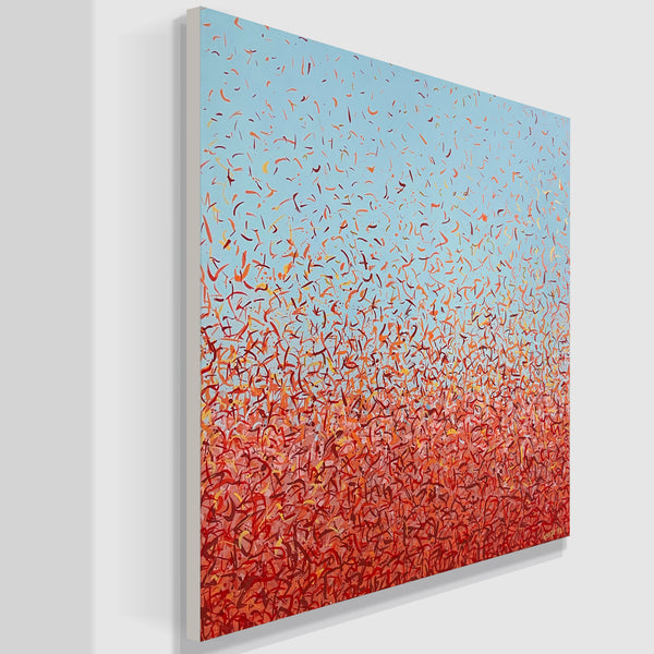 The Nullarbor A 91 x 91cm acrylic on canvas
