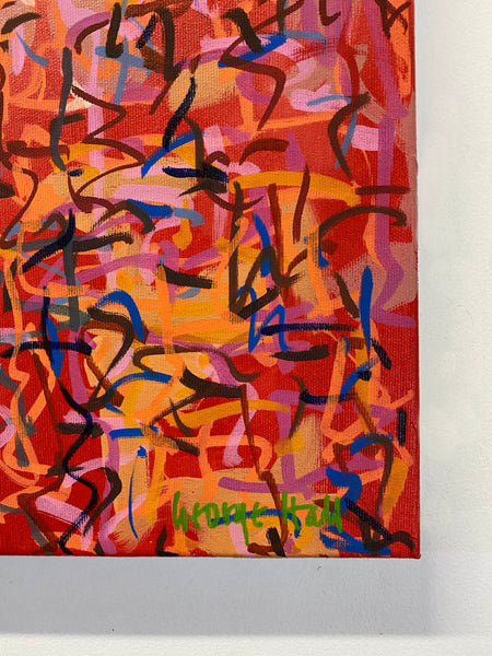 Hippie Trippy - 120 x 90cm - acrylic on canvas