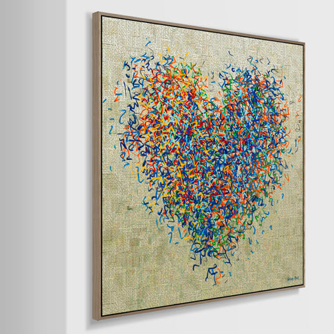 The Darlinghurst Optimist Framed 130 x 130cm